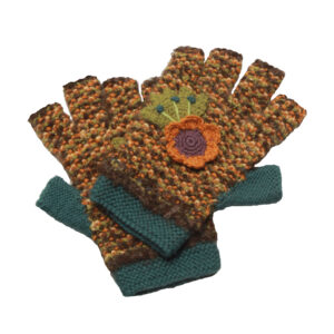 Berkshire Fingerless Gloves Teal