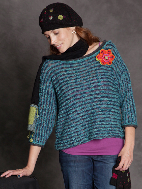 Poncho Pullover Sweater