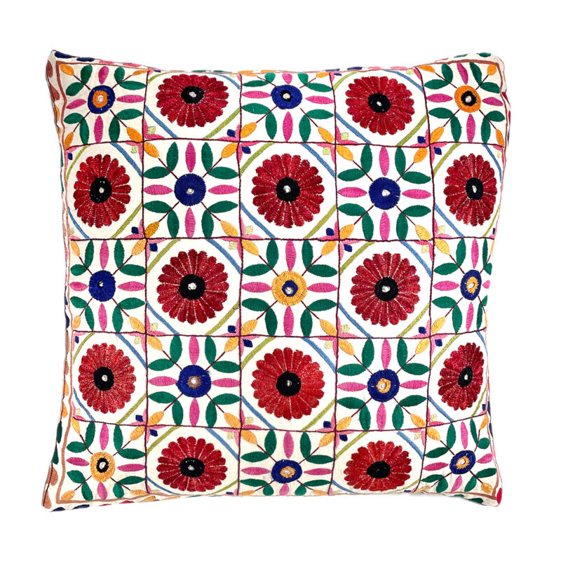 Embroidered Panel #10 Cushion Cover
