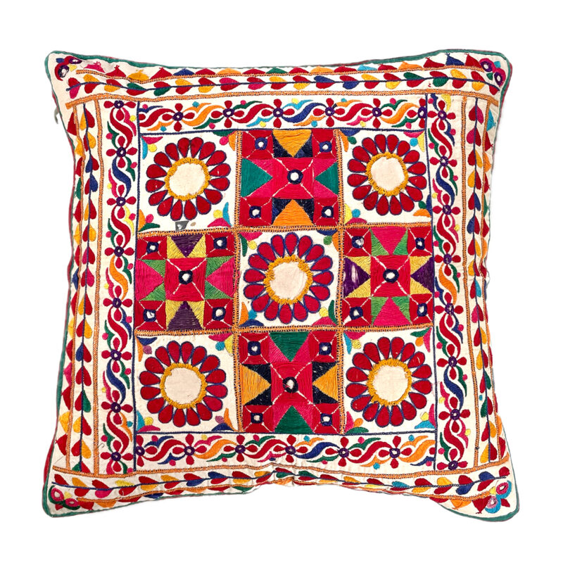 Embroidered Panel #13 Cushion Cover