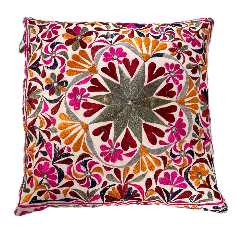 Embroidered Panel #3 Cushion Cover