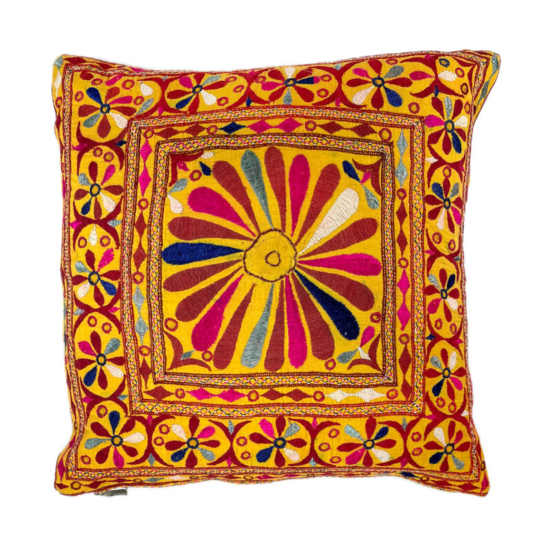 Embroidered Panel #6 Cushion Cover