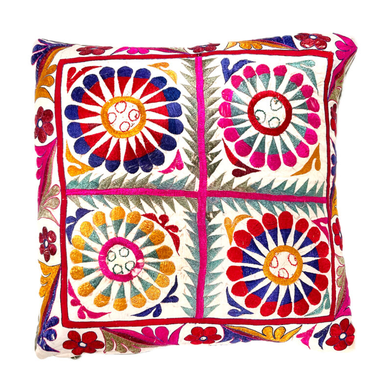 Embroidered Panel #9 Cushion Cover