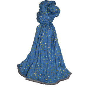 Dots Scarf Blue