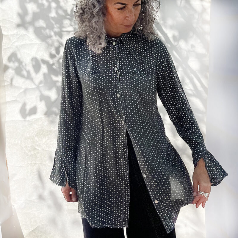 Elba Blouse Mini Polka Dots
