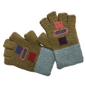 Hazel Fingerless Gloves Brown