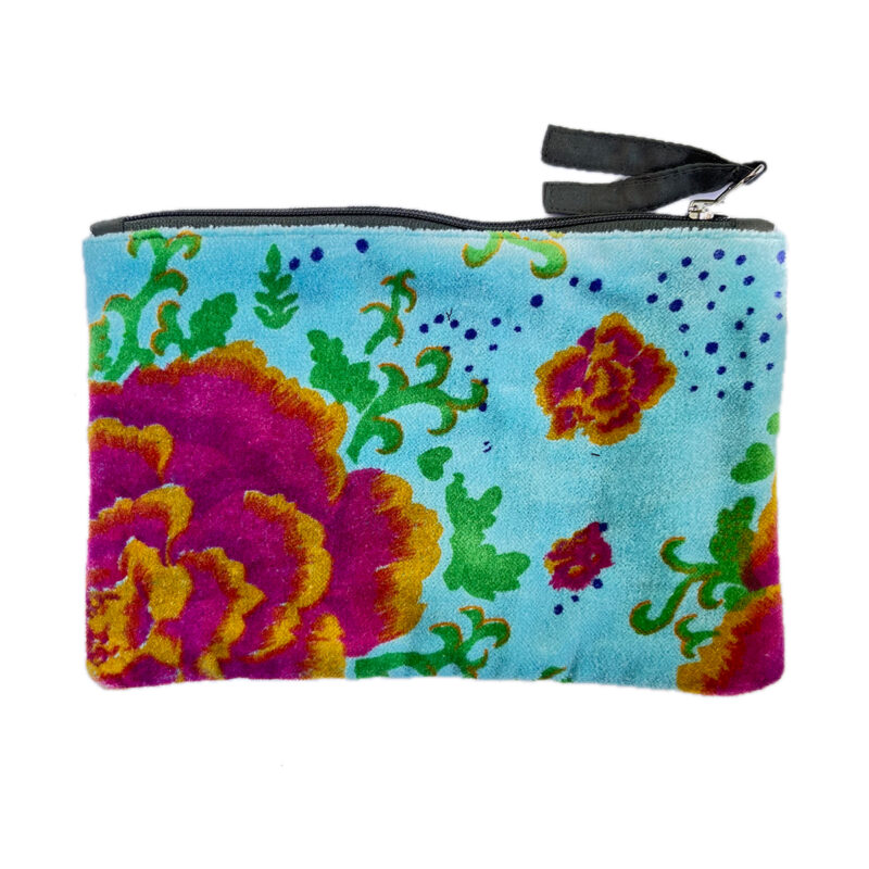 Napoli Pouch Peonies Blue