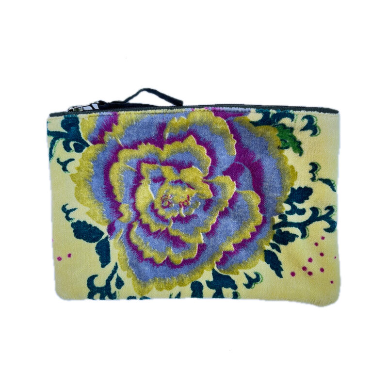 Napoli Pouch Peonies Yellow