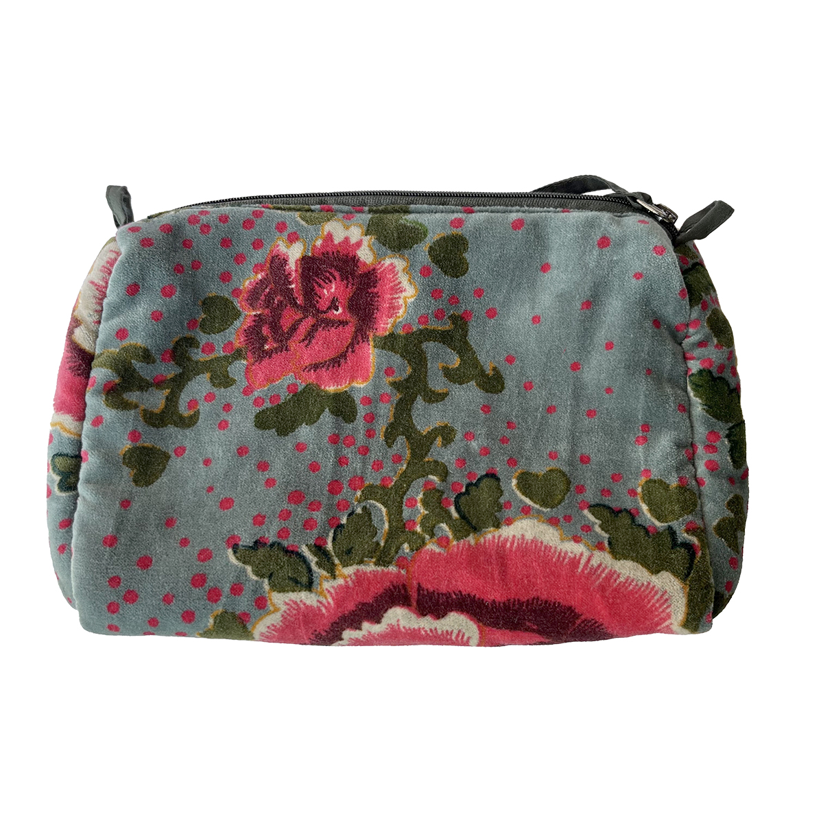 Rome Pouch Peonies Mid Blue