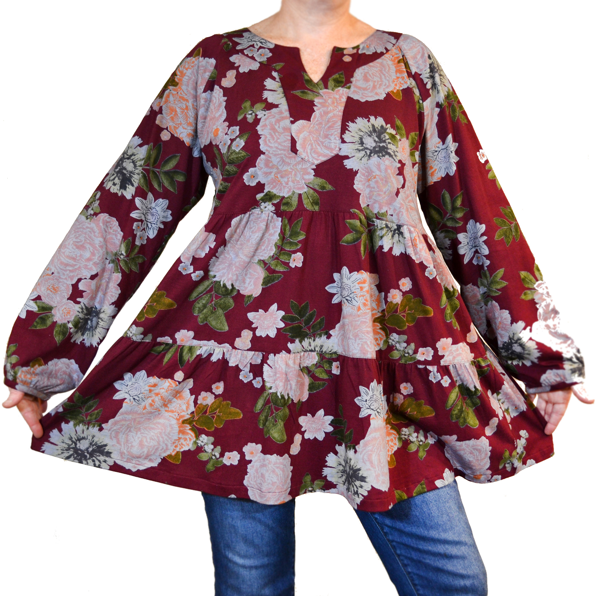 Roshi Tunic Beet - Image 5