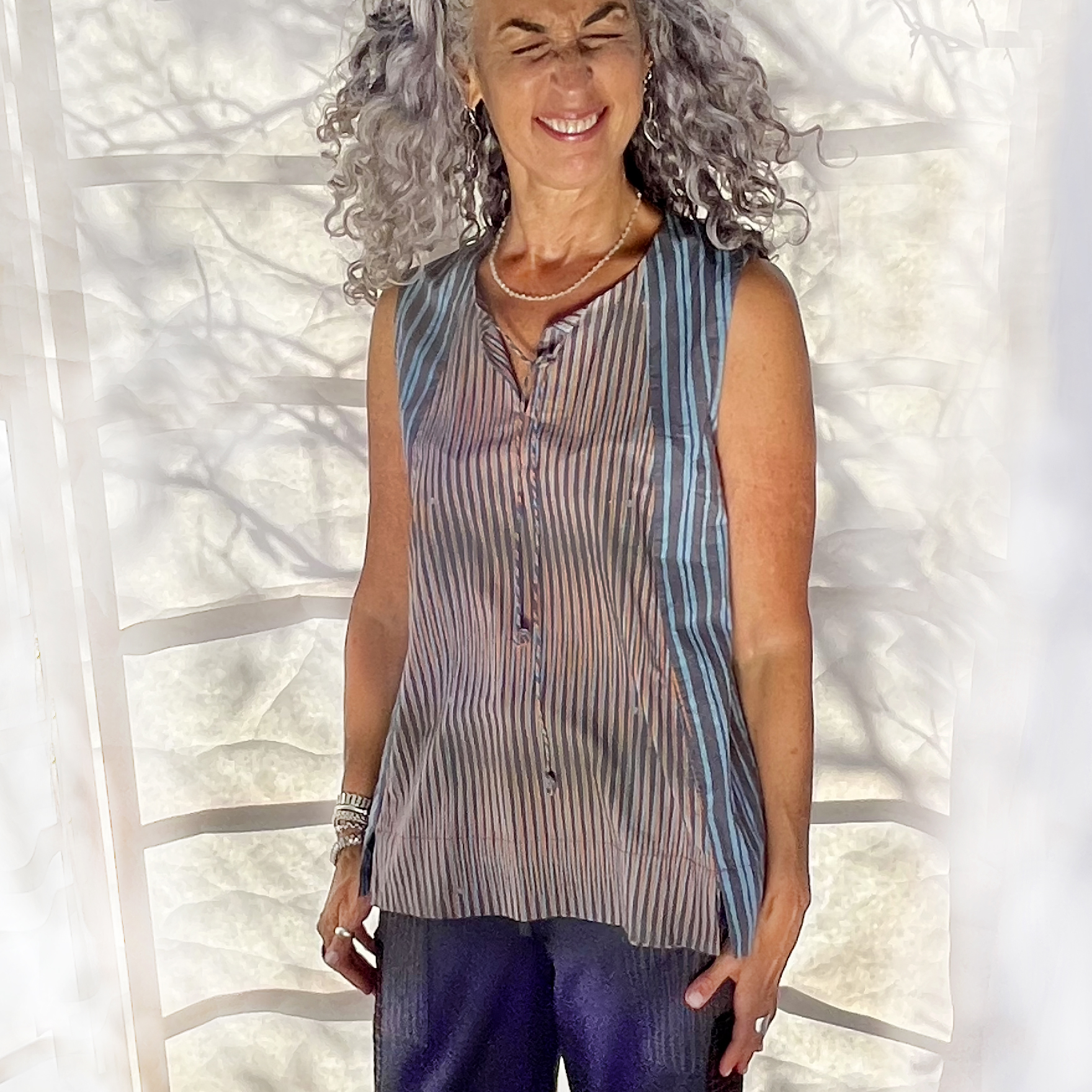 Soleil Top | Block Print