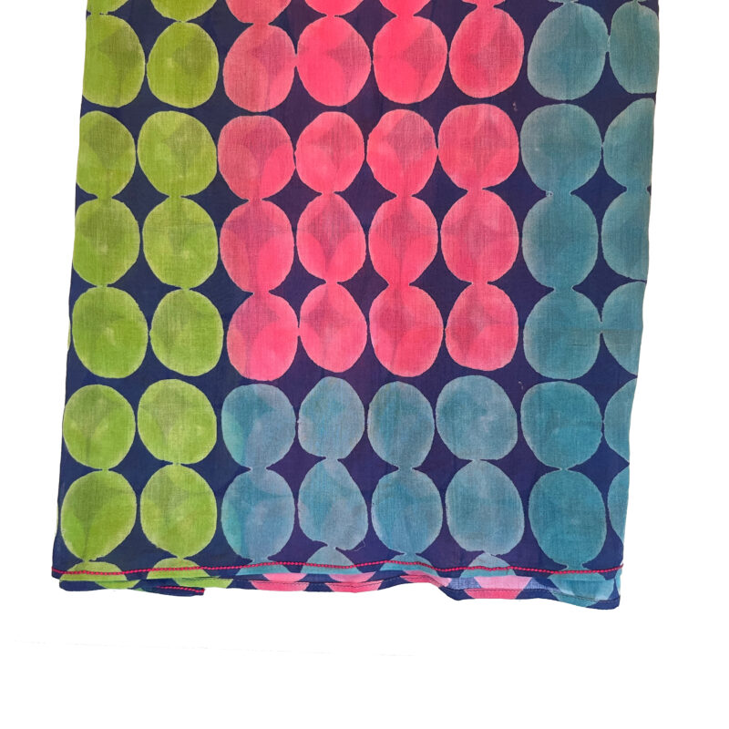 Block Print Scarf Big Circles - Image 2