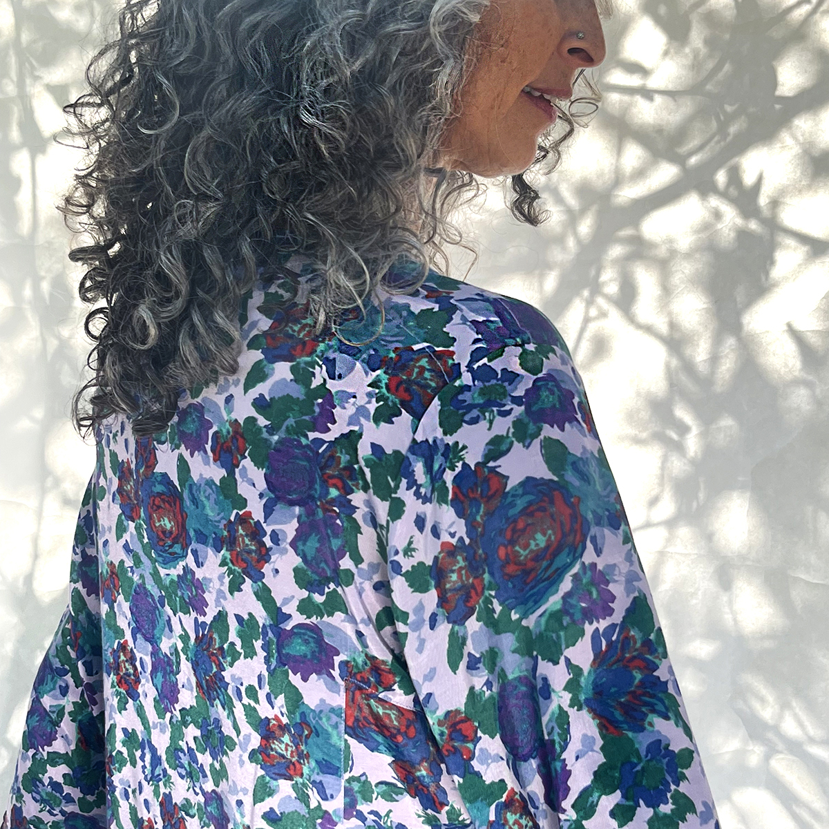 Voltaire Tunic Roses Vintage - Image 3